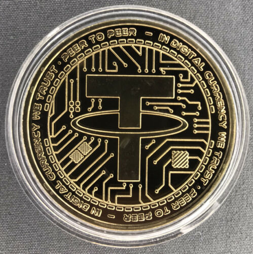 1 Gold Tether Crypto Coin - Commemorative
